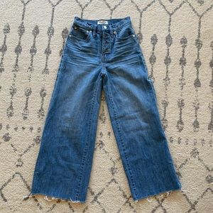 Madewell Wide-Leg Crop Jeans